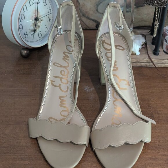 Sam Edelman Chunky Heeled Sandals in Tan - Size 12 - Picture 4 of 8